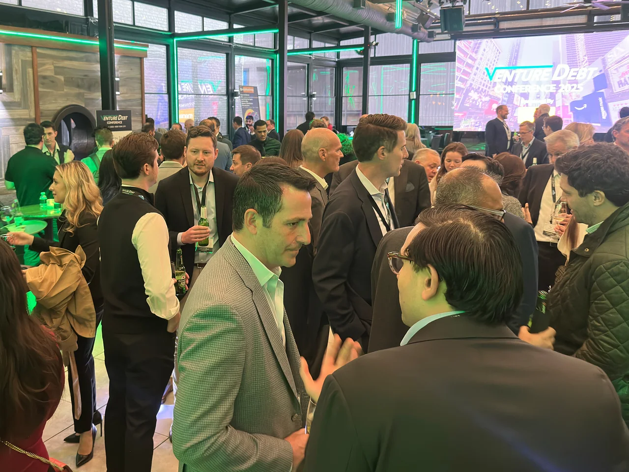 Attendees connecting at the Venture Debt Conference
