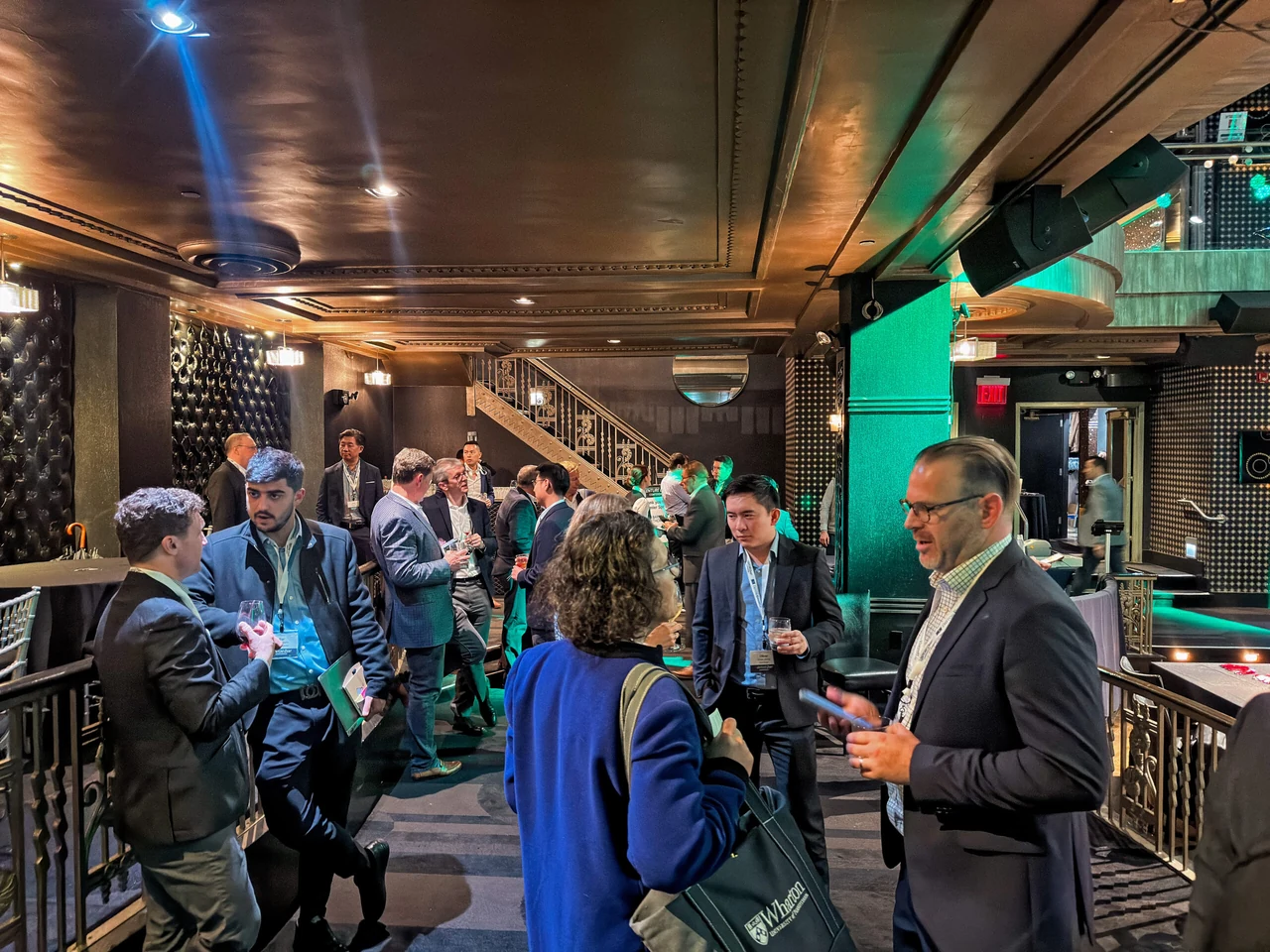 Attendees networking at the 2024 Venture Debt Conference