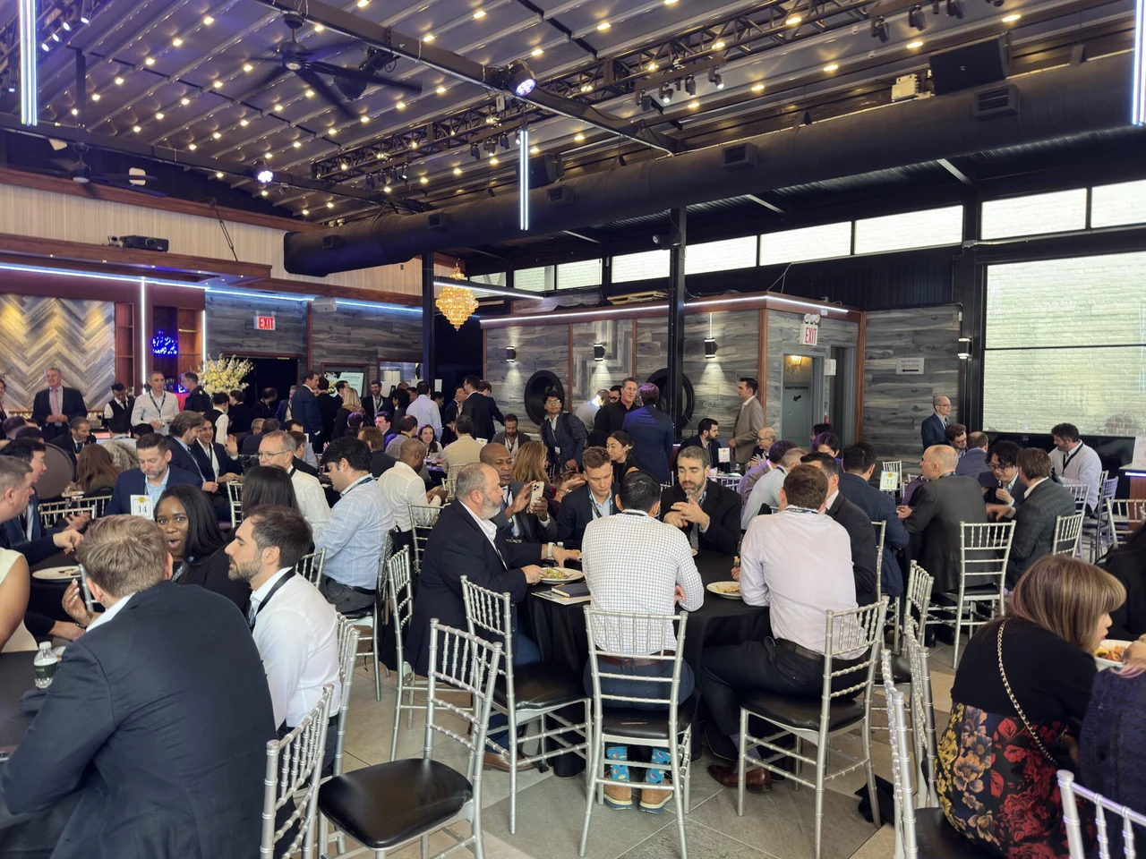 Attendees gathered for sessions and networking at the Venture Debt Conference