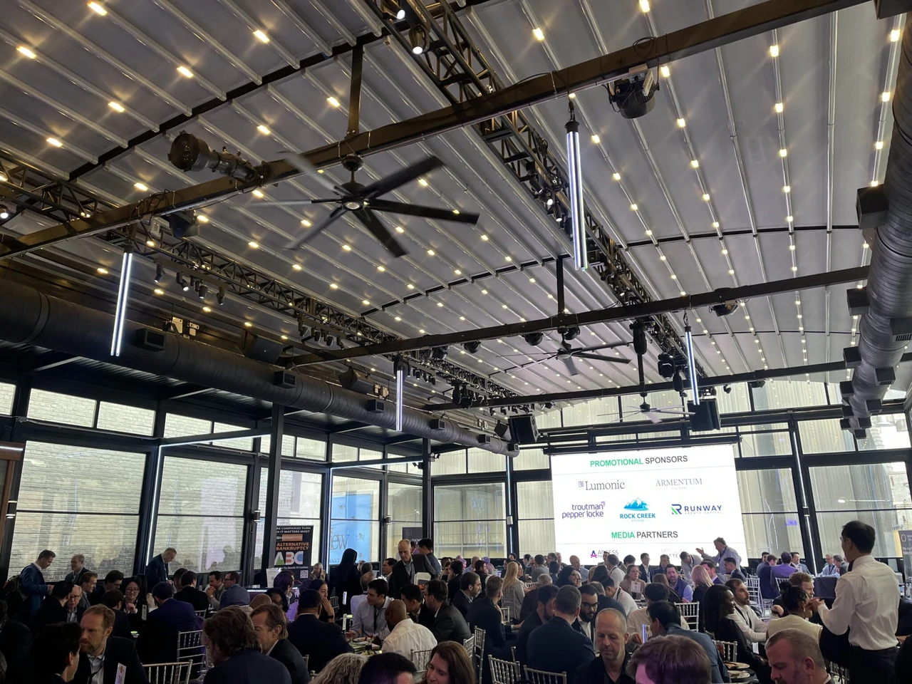 Attendees gathered for sessions and networking at the Venture Debt Conference